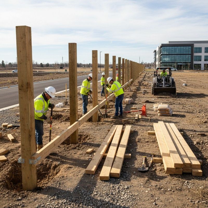 Livestock Fencing Installation detail