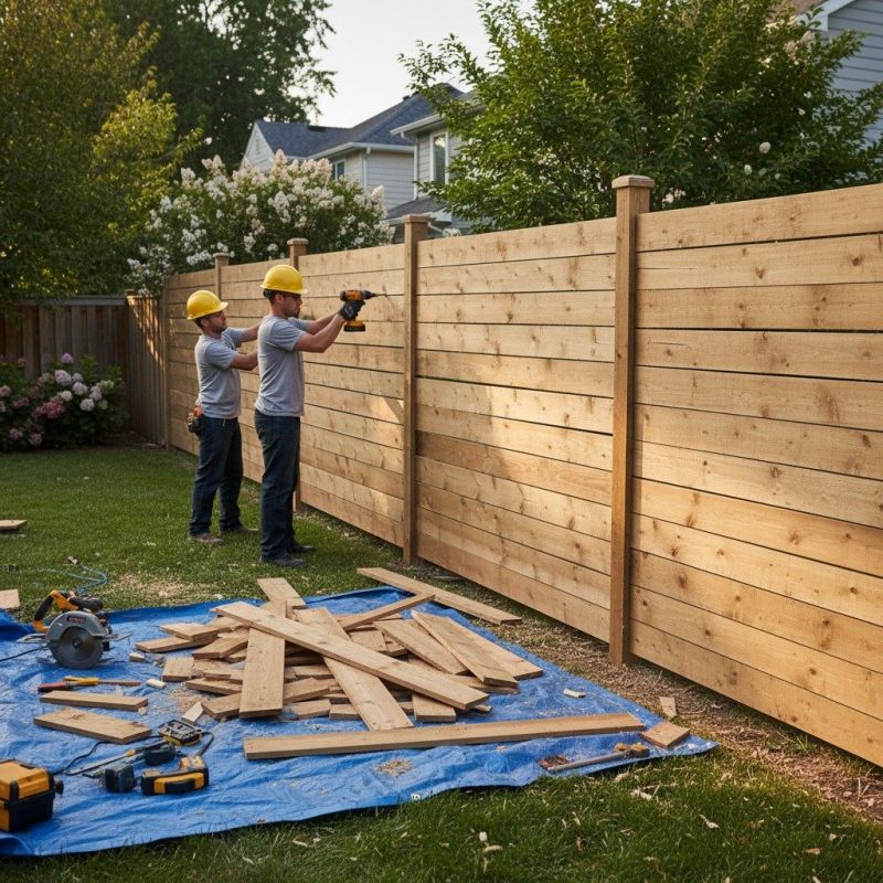 Ornamental Fence Repair detail